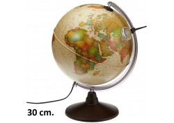 Esfera Marco Polo con luz y lupa de 30 cm.