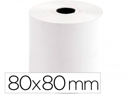 Paquete 8 rollos papel térmico para sumadoras