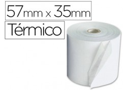 Paquete 10 rollos papel térmico para sumadoras