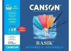 Canson mini pack 6 hojas acuarela y témpera